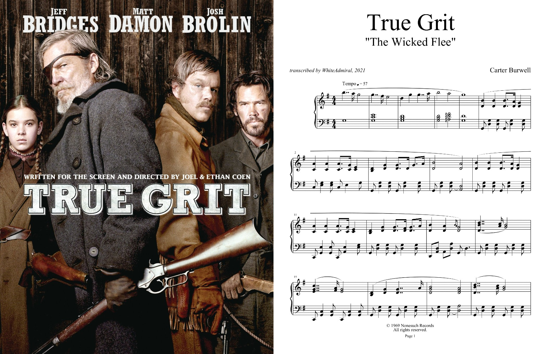True Grit (1969) Piano Suite.jpg
